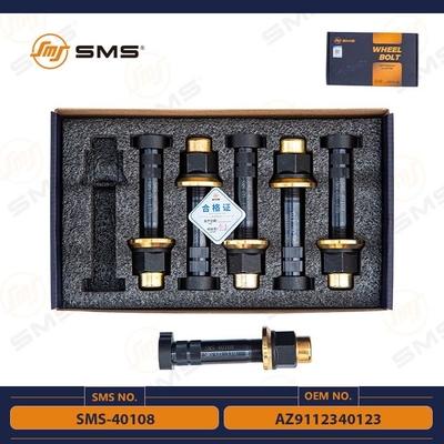 AZ9112340123 SMS-40108 রিয়ার হুইল বোল্ট সিনোট্রাক হাও চ্যাসি পার্টস