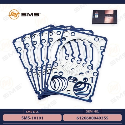 612600040355 Sinotruk Howo ট্রাক ইঞ্জিন যন্ত্রাংশ সিলিন্ডার হেড গ্যাসকেট SMS-10101
