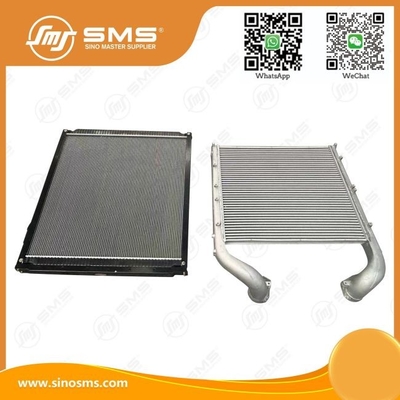 রেডিয়েটার 712W06100-0005 HOWO ট্রাক পার্টস ইন্টারকুলার WG9925530136 WG9925530137 ওয়াটার ট্যাংক