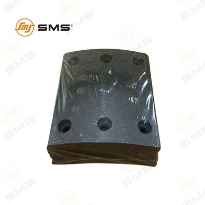 ব্রেক লাইনিং WG9100440027 ফ্রন্ট ব্রেক প্যাড সিনোট্রাক HOWO ট্রাক যন্ত্রাংশ ৬ ছিদ্র