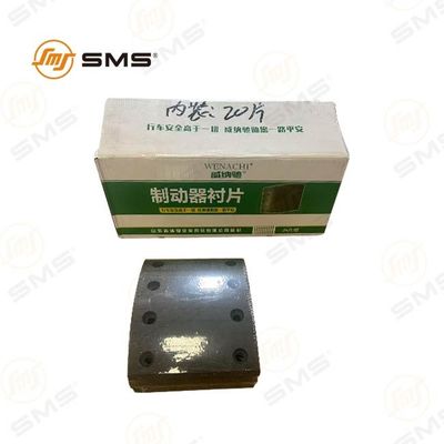ব্রেক লাইনার WG9100440029 সামনের ব্রেক লাইনিং ৮ ছিদ্র HOWO ট্রাক যন্ত্রাংশ